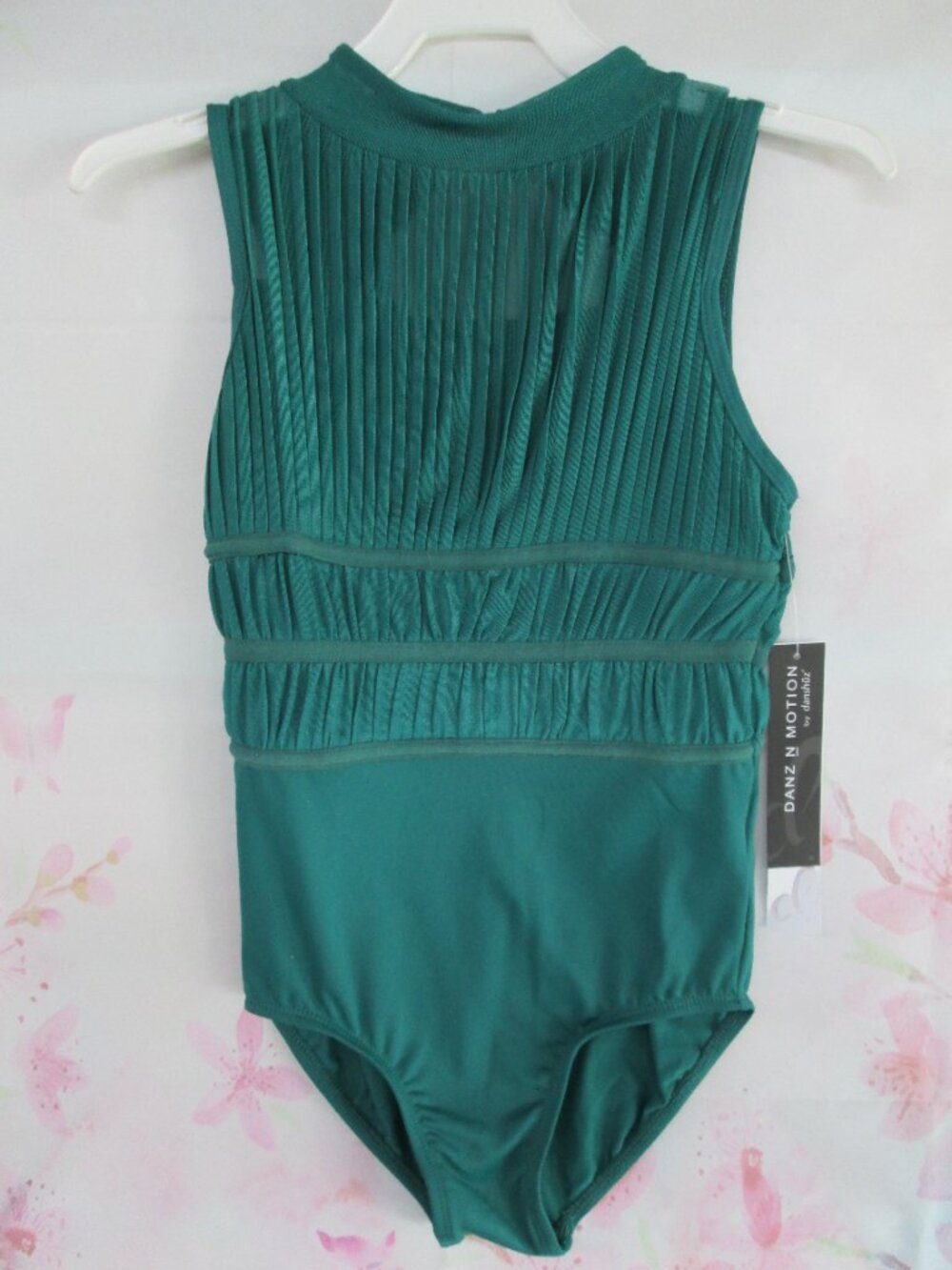 Leotard New 6-7 8-10 12-14 Girl's Danznmotion Dance Ballet Jazz Costume Green